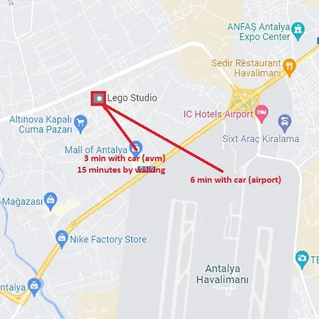 Lego Studio I Havuzlu Kaliteli Konaklama Antalya